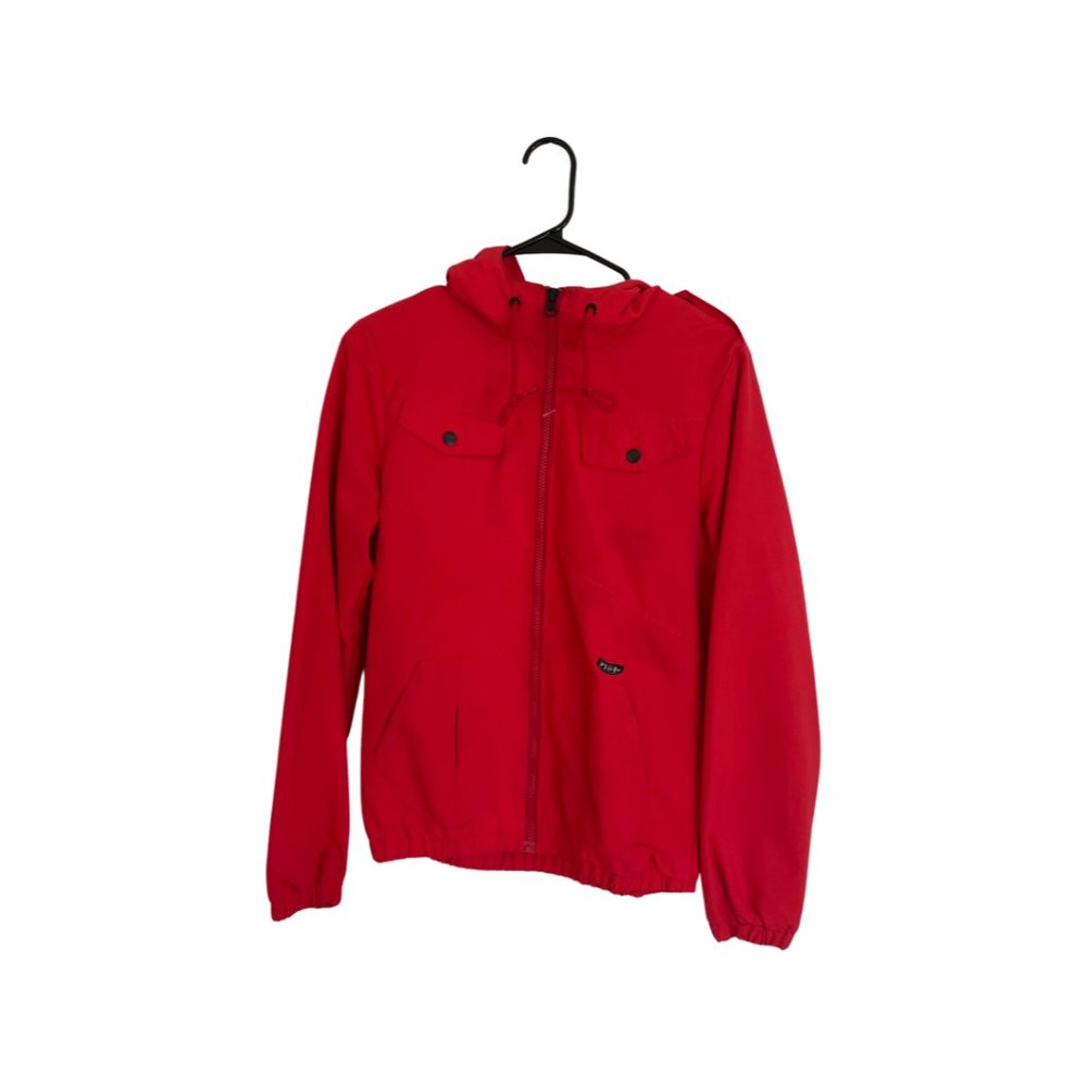 Volcolm Women's Windbreaker in Red size S